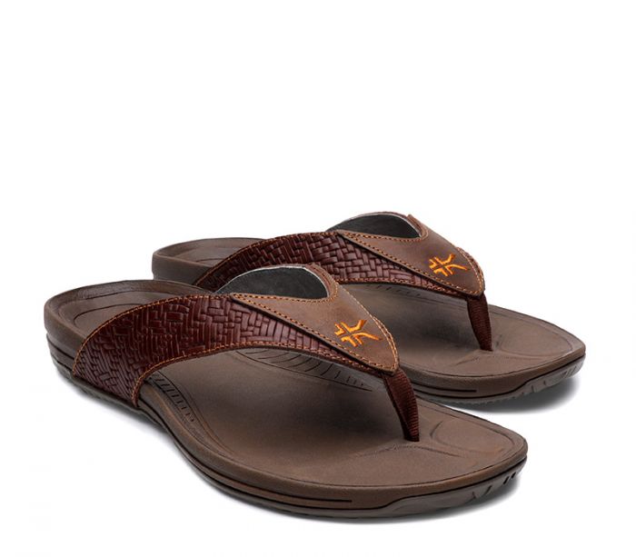 KURU MEN'S SANDAL KALA-Bahama Brown - Click Image to Close