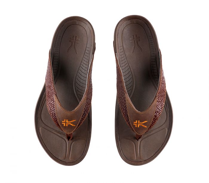 KURU MEN'S SANDAL KALA-Bahama Brown - Click Image to Close