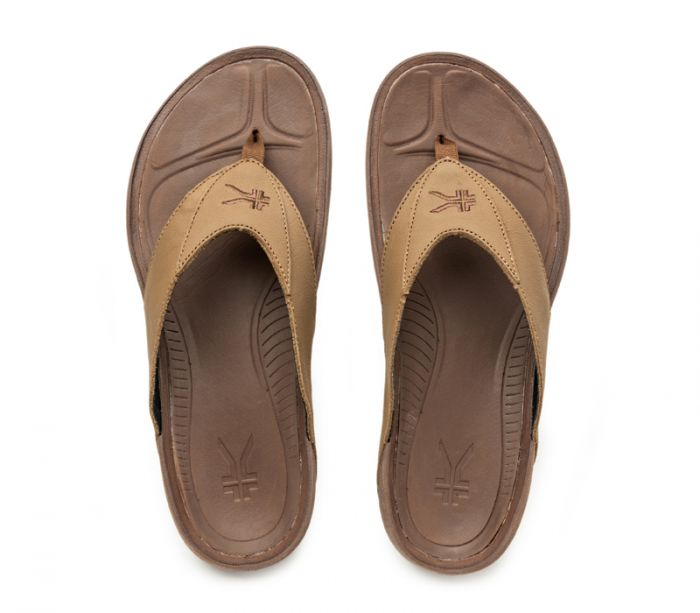 KURU MEN'S SANDAL KALA-Chocolate Brown