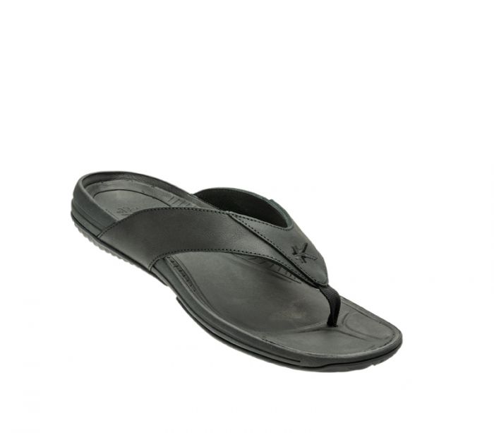 KURU MEN'S SANDAL KALA-Jet Black - Click Image to Close