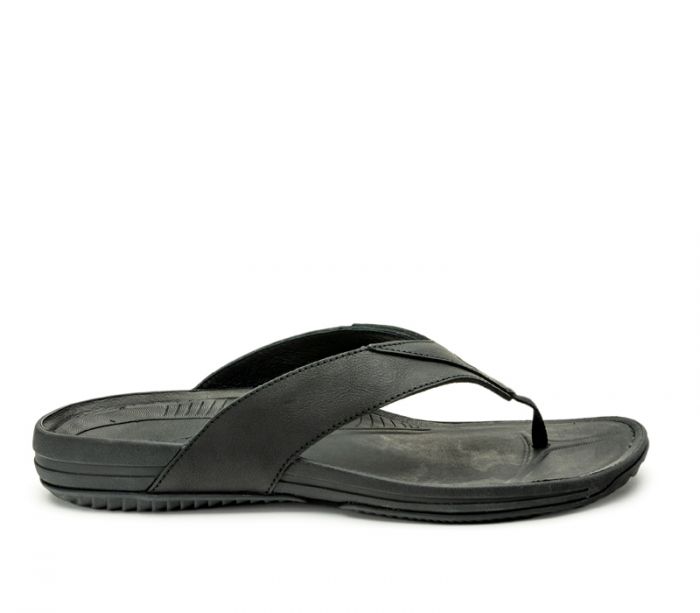 KURU MEN'S SANDAL KALA-Jet Black - Click Image to Close