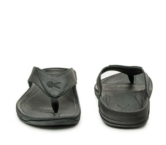 KURU MEN'S SANDAL KALA-Jet Black - Click Image to Close