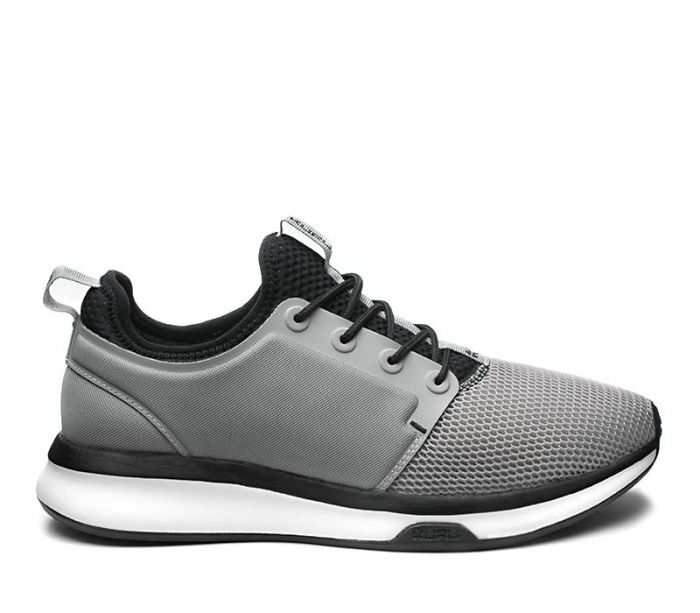 KURU MEN'S SNEAKERS ATOM-Cloud Gray-White-Jet Black - Click Image to Close