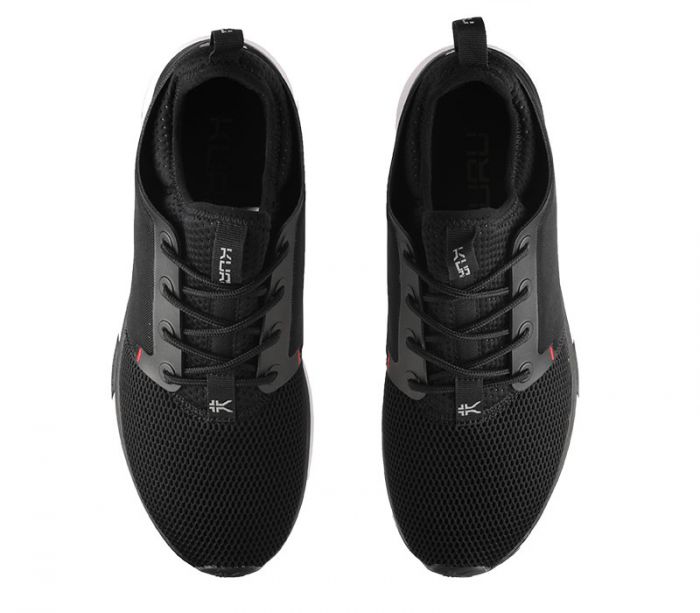 KURU MEN'S SNEAKERS ATOM-Jet Black-White-Fire Red - Click Image to Close