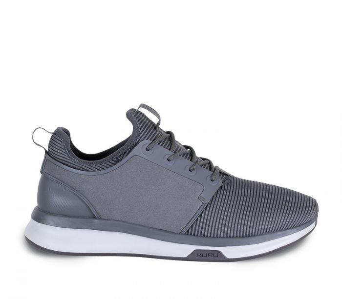 KURU MEN'S SNEAKERS ATOM-Slate Gray-Dove Gray-Smoke Gray