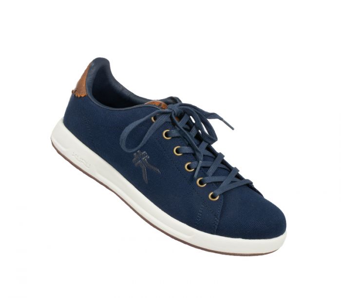 KURU MEN'S SNEAKERS ROAM-Deep Navy-White-Mustang Brown