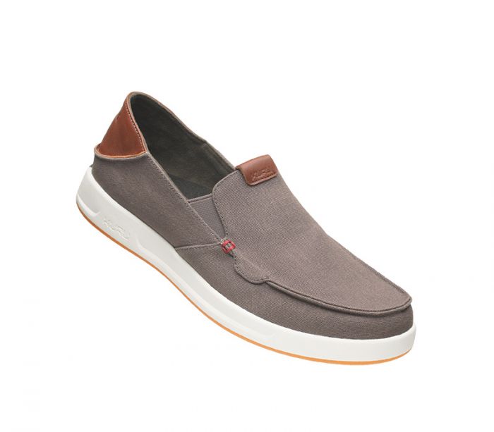 KURU MEN'S SHOES PACE-Dark Ash-White-Rich Walnut