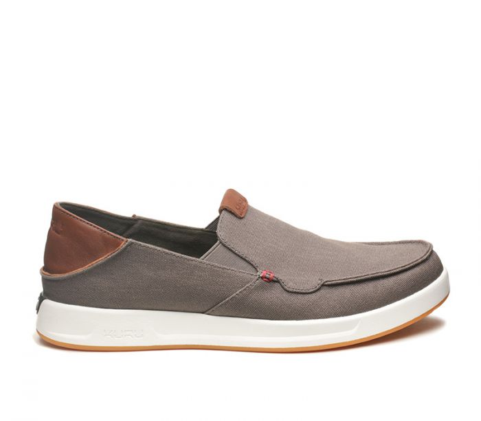 KURU MEN'S SHOES PACE-Dark Ash-White-Rich Walnut