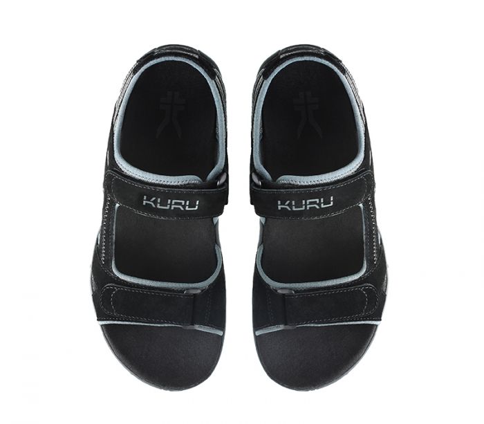 KURU MEN'S SANDAL TREAD-Jet Black-Empire Steel