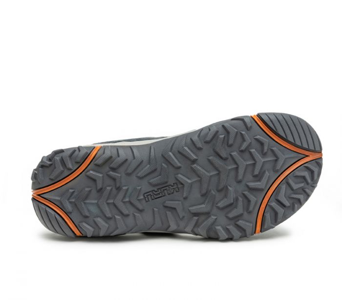 KURU MEN'S SANDAL TREAD-Slate Gray-Burnt Orange