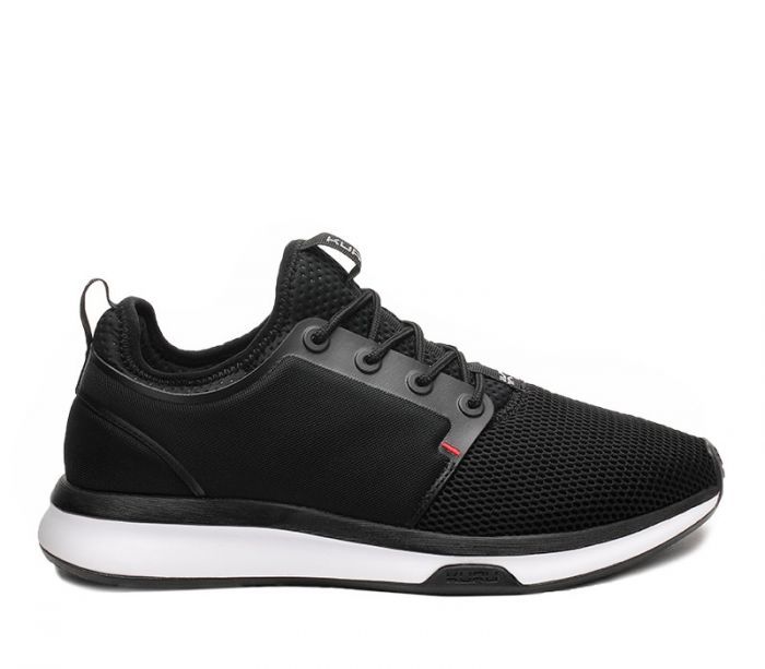 KURU MEN'S SNEAKERS ATOM WIDE-Jet Black-White-Fire Red