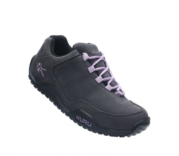 KURU WOMEN'S SHOES CHICANE-Smoke Gray-Jet Black-Violet