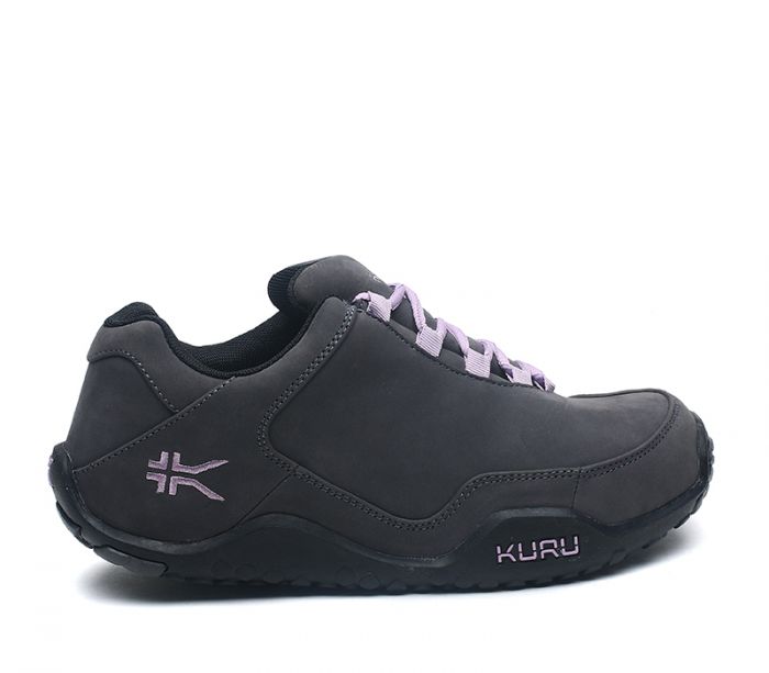 KURU WOMEN'S SHOES CHICANE-Smoke Gray-Jet Black-Violet