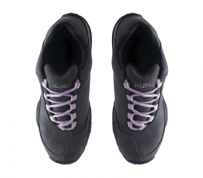 KURU WOMEN'S SHOES CHICANE-Smoke Gray-Jet Black-Violet - Click Image to Close