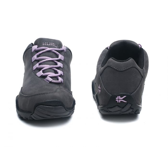 KURU WOMEN'S SHOES CHICANE-Smoke Gray-Jet Black-Violet - Click Image to Close