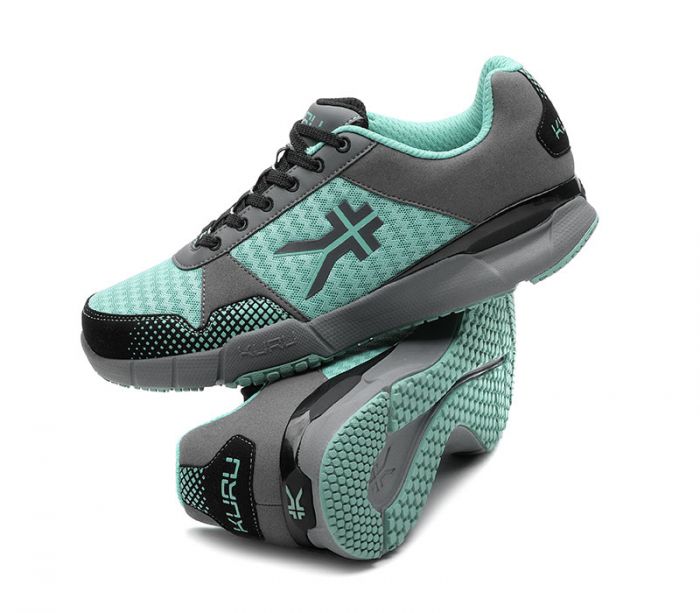 KURU WOMEN'S SNEAKER QUANTUM-Glacial Blue-Gray-Black - Click Image to Close