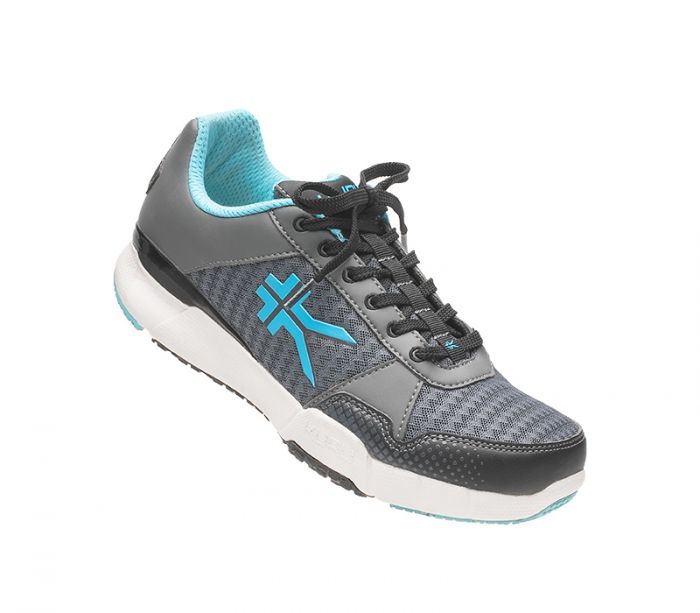 KURU WOMEN'S SNEAKER QUANTUM-Urban Concrete-White-Topaz Blue - Click Image to Close