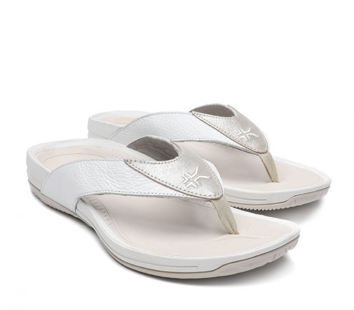 KURU WOMEN'S SANDAL KALA-White-Silver