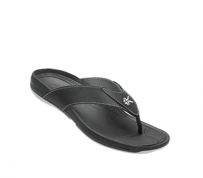 KURU WOMEN'S SANDAL KALA-Jet Black-Fog Gray