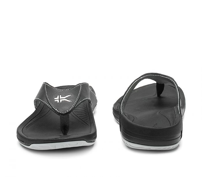 KURU WOMEN'S SANDAL KALA-Jet Black-Fog Gray