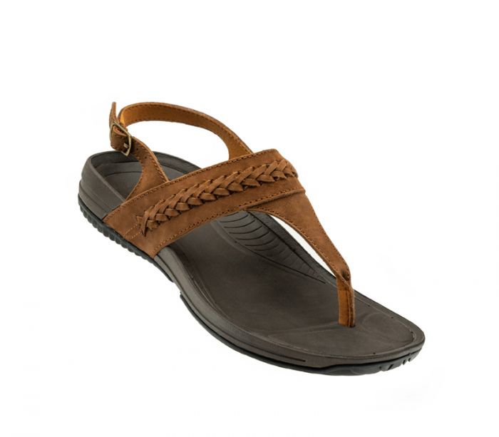 KURU WOMEN'S SANDAL LETTI-Mustang Brown-Woodstock Brown