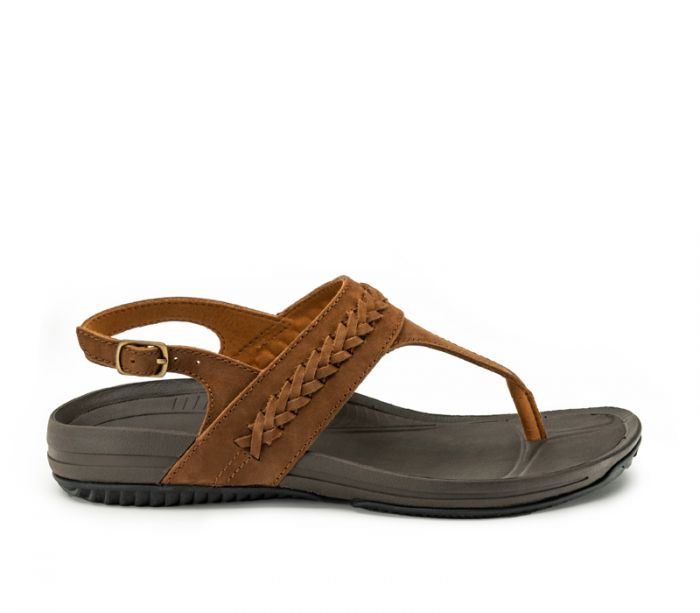 KURU WOMEN'S SANDAL LETTI-Mustang Brown-Woodstock Brown - Click Image to Close