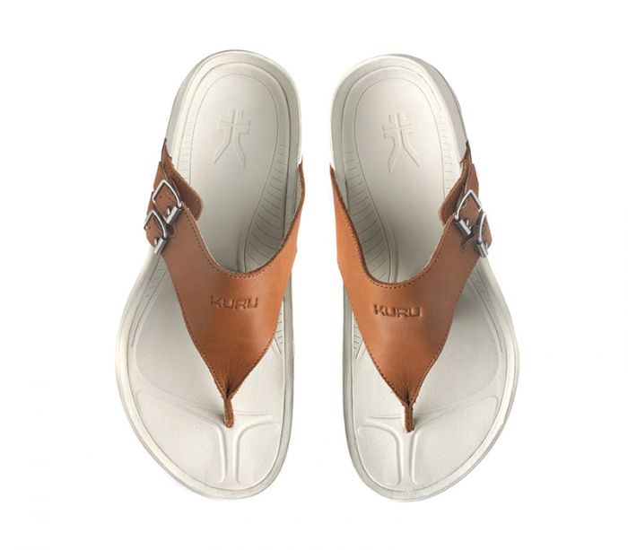 KURU WOMEN'S SANDAL SUOMI-Caramel Brown-Bone