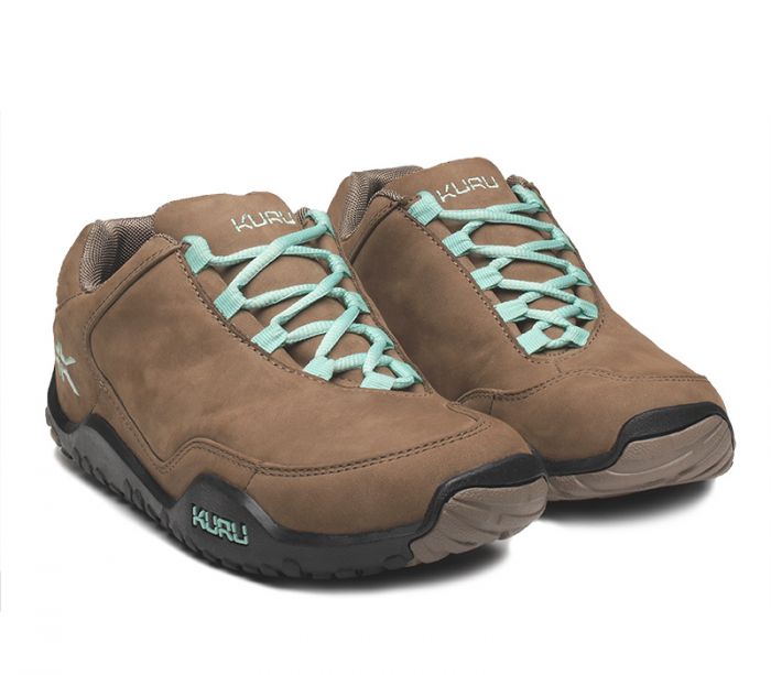 KURU WOMEN'S SHOES CHICANE-Warmstone-Jet Black-Mint Green