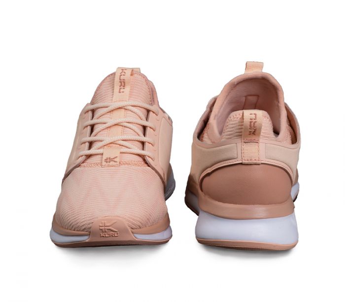 KURU WOMEN'S SNEAKER ATOM-Pink Sand-White-Clay Pink - Click Image to Close