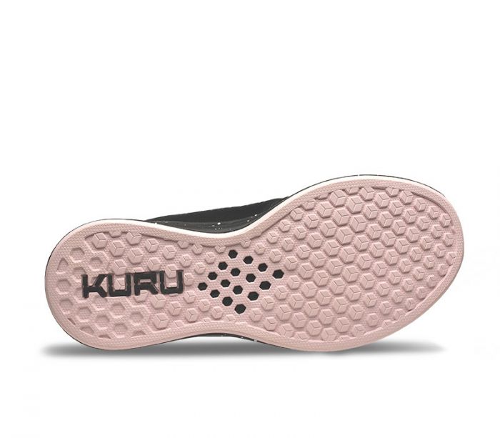 KURU WOMEN'S SNEAKER ATOM-Jet Black-MistyLilac - Click Image to Close