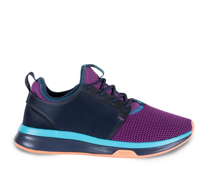 KURU WOMEN'S SNEAKER ATOM-Electric Grape-Midnight Blue