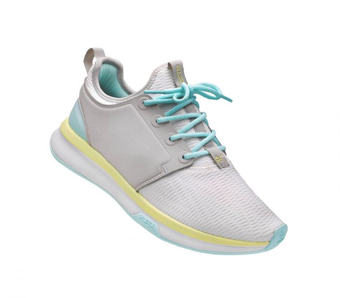 KURU WOMEN'S SNEAKER ATOM-Bright White-Ice Blue - Click Image to Close