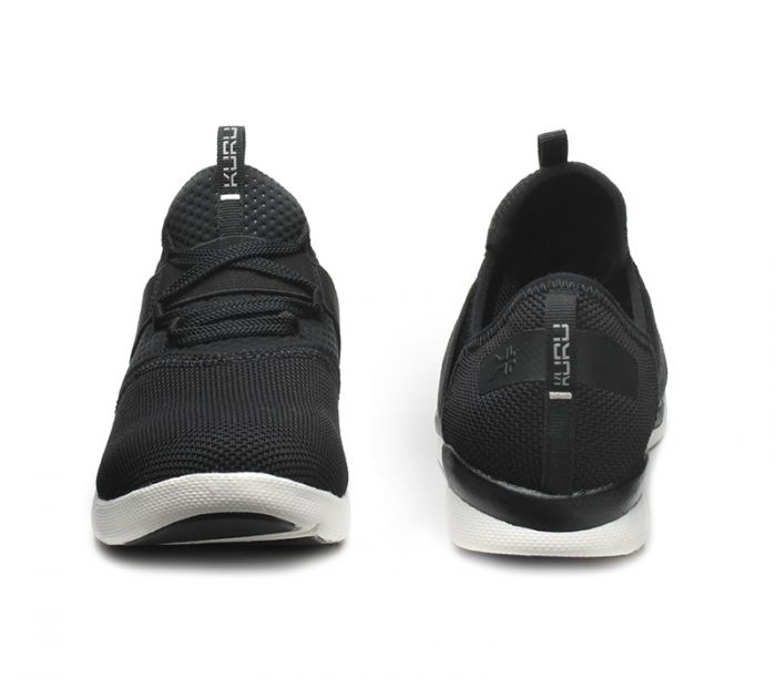 KURU WOMEN'S SNEAKERS PIVOT-Jet Black-White [Kuru205901] - $88.96 ...