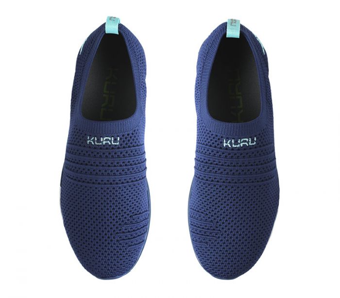 KURU WOMEN'S SHOES STRIDE-Royal Blue-White-Delirium - Click Image to Close