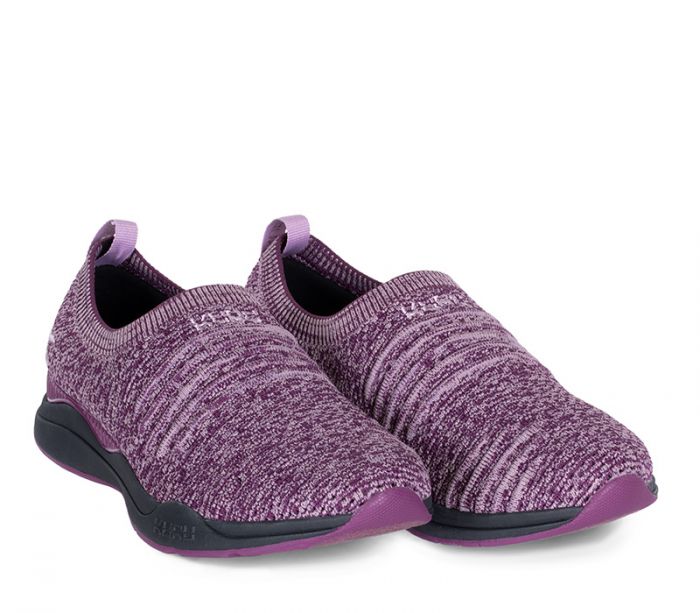 KURU WOMEN'S SHOES STRIDE-Dark Purple-Black-Dusk Pink - Click Image to Close