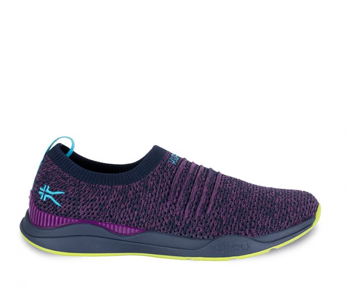 KURU WOMEN'S SHOES STRIDE-Midnight Blue-Electric Grape - Click Image to Close