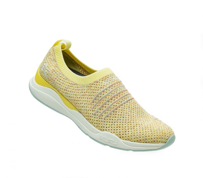 KURU WOMEN'S SHOES STRIDE-Yellow Burst-Confetti