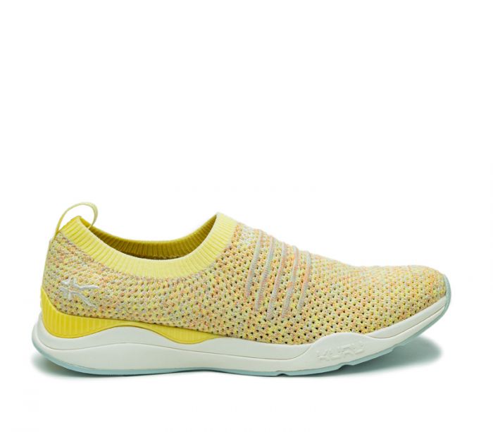 KURU WOMEN'S SHOES STRIDE-Yellow Burst-Confetti - Click Image to Close