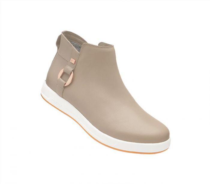 KURU WOMEN'S BOOTS TEMPO-Taupe Gray-Rose Gold - Click Image to Close