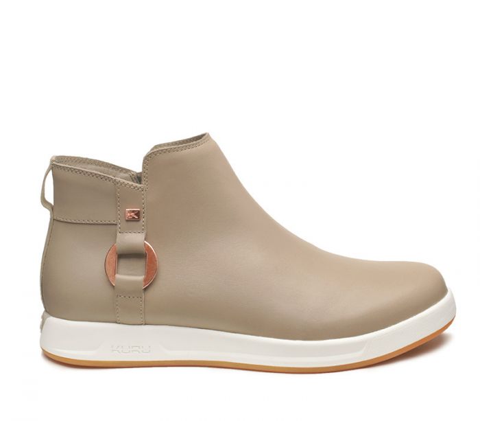 KURU WOMEN'S BOOTS TEMPO-Taupe Gray-Rose Gold - Click Image to Close