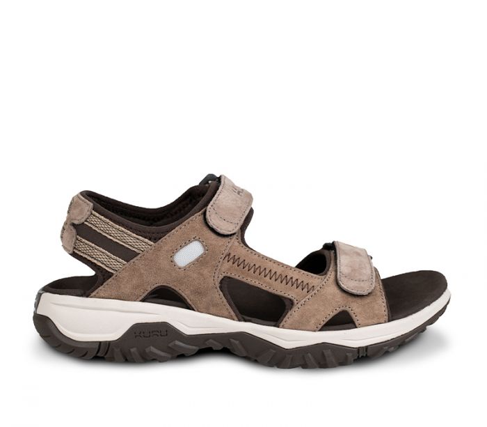 KURU WOMEN'S SANDAL TREAD-Cedar Brown-Vanilla Cream-Pale Khaki - Click Image to Close