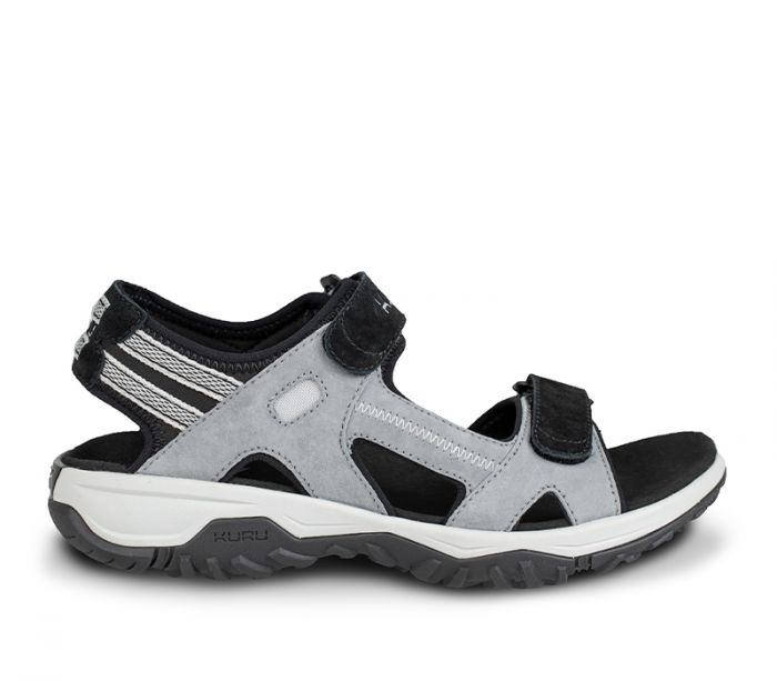 KURU WOMEN'S SANDAL TREAD-Fossil Gray-Sky Blue-Jet Black - Click Image to Close