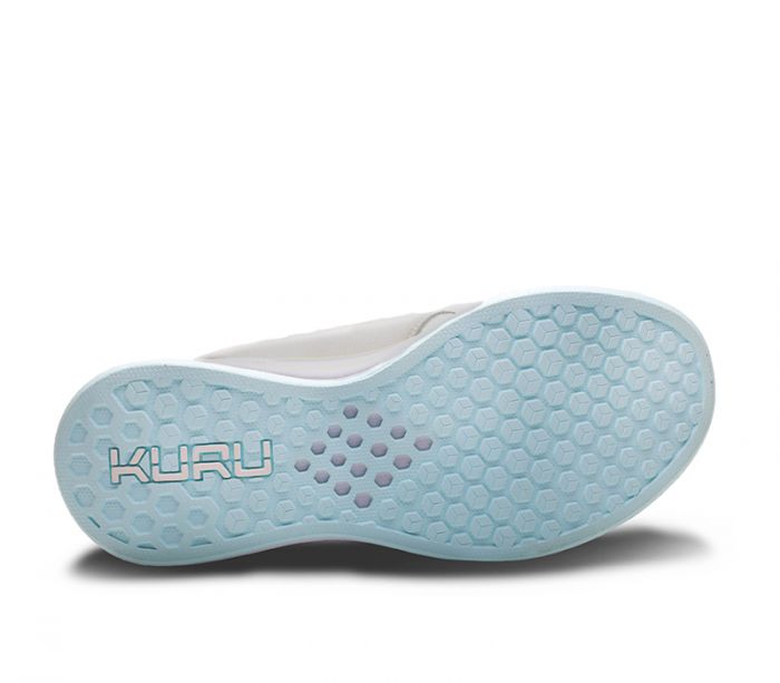 KURU WOMEN'S SNEAKERS ATOM WIDE-Bright White-Ice Blue